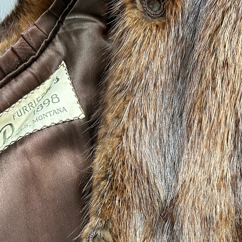 Fur Stole Vintage 1920s Beckman's Mink - Picture 11 of 16